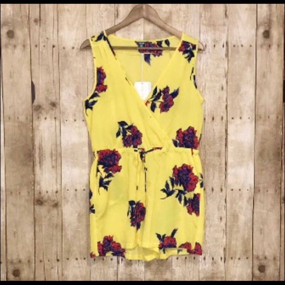 5 for $25 Sale! Fleur Bleue Floral Romper